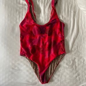 Acacia Swimwear Psychedelic Leaf One Piece